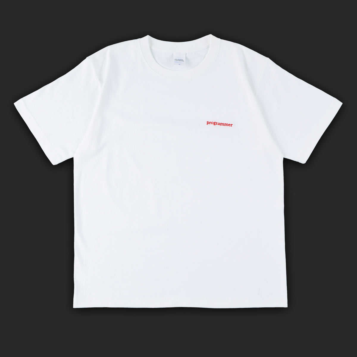 ‘programmer’ Tee - Red