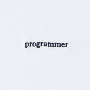 ‘programmer’ Tee - Black